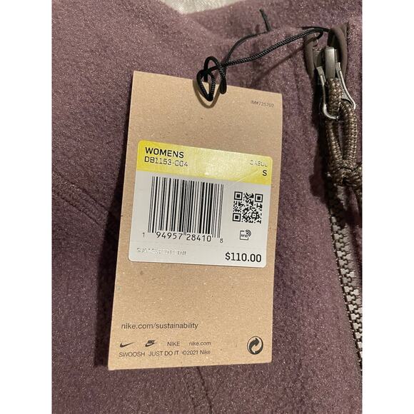 NIKE ACG WOMENS WOLF TREE POLARTEC FLEECE 1/2 ZIP PULL OVER SZ SMALL BRAND NEW - Picture 5 of 6